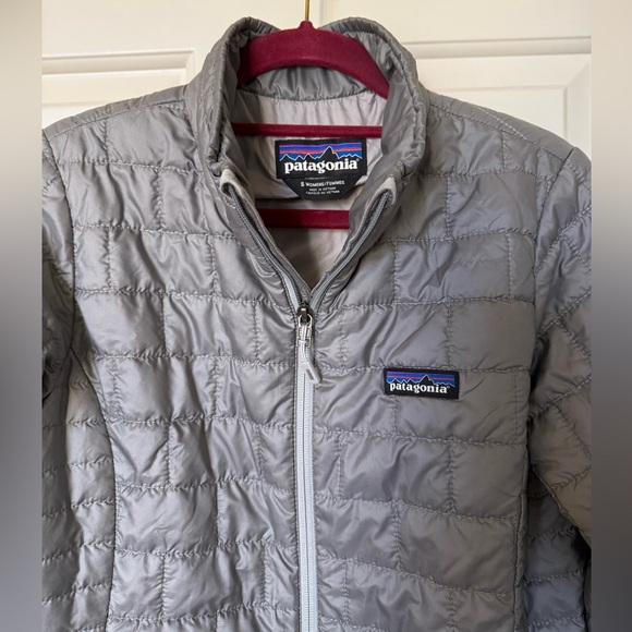 Patagonia Women’s Nano Puff Zip Jacket Size S Gray Lightweight - Picture 2 of 5